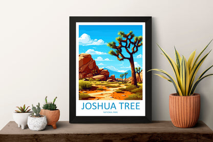 Joshua Tree National Park Travel Print Wall Art Joshua Tree Wall Hanging Home Décor Joshua Tree Gift Art Lovers California Art Lover Gift