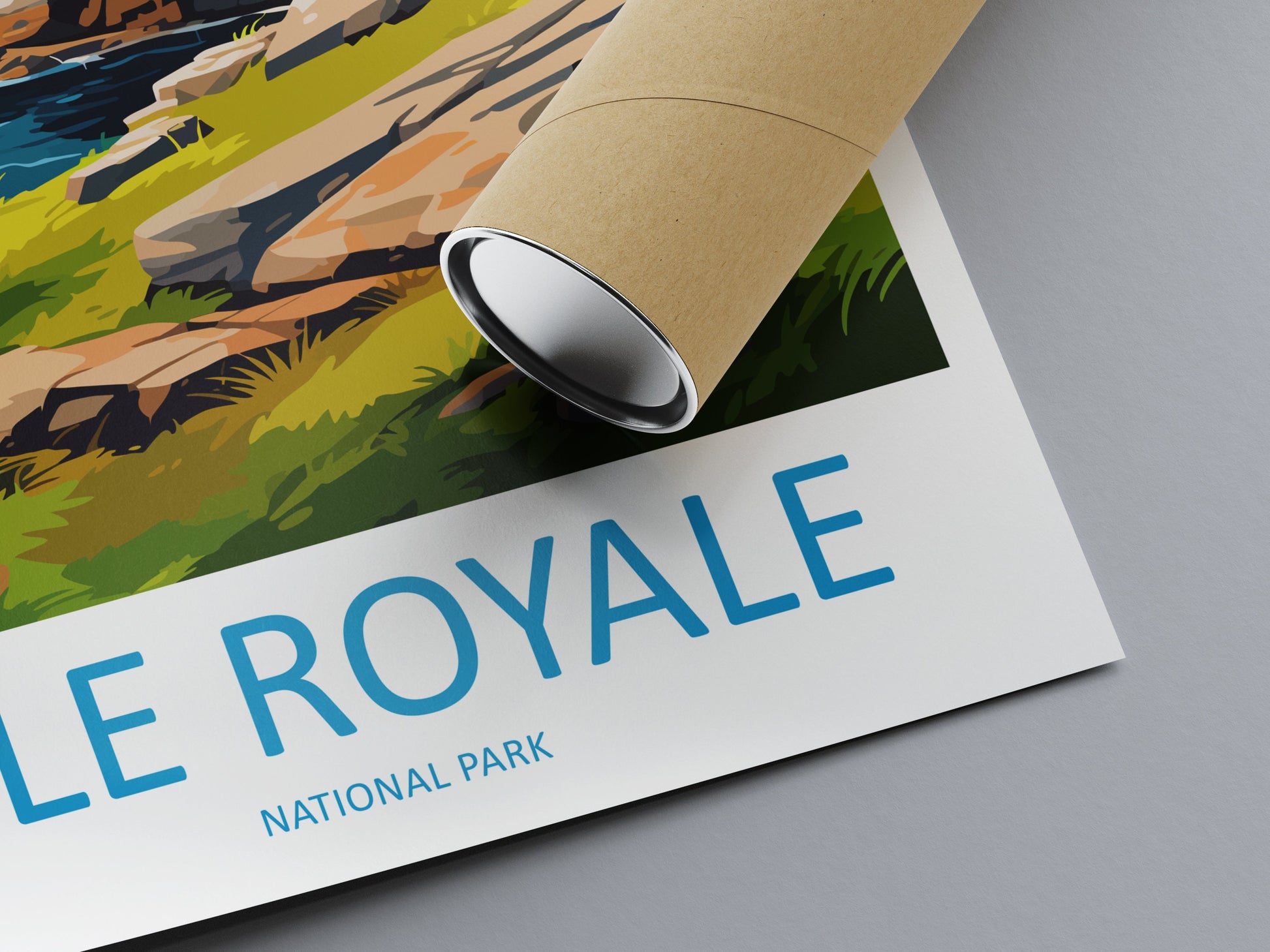 Isle Royale Travel Print Wall Art Isle Royale Wall Hanging Home Decor National Park Gift Isle Royale Lovers National Park Art National Park