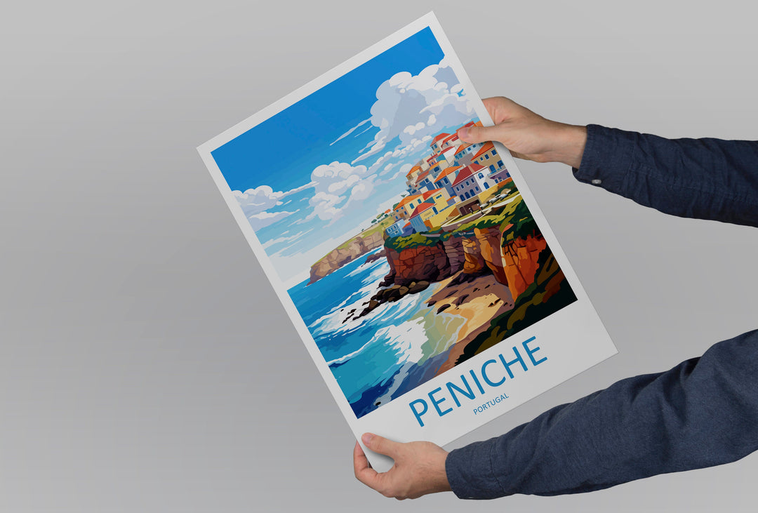 Peniche Travel Print Wall Art Peniche Wall Hanging Home Décor Peniche Gift Art Lovers Portugal Art Lover Gift Peniche Wall Décor