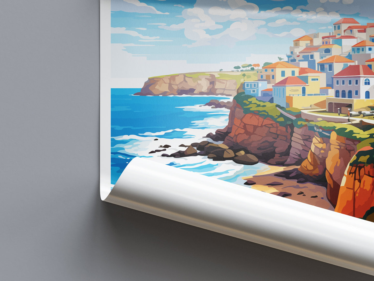 Peniche Travel Print Wall Art Peniche Wall Hanging Home Décor Peniche Gift Art Lovers Portugal Art Lover Gift Peniche Wall Décor