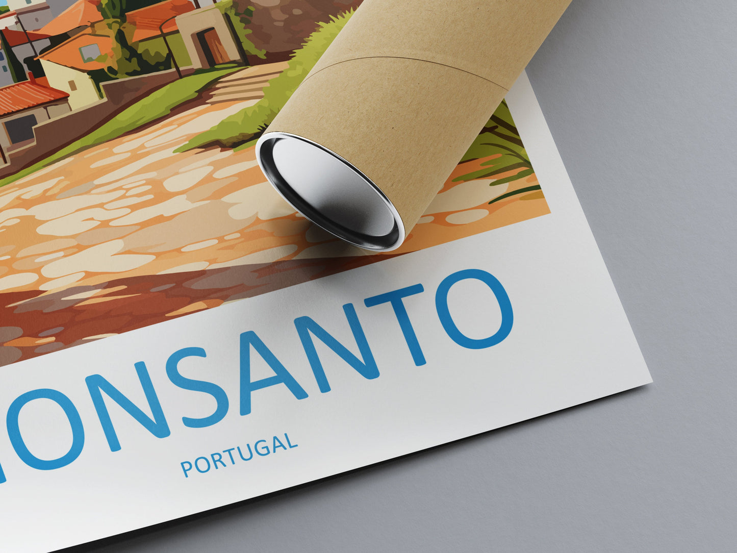 Monsanto Travel Print Wall Art Monsanto Wall Hanging Home Décor Monsanto Gift Art Lovers Portugal Art Lover Gift Monsanto Wall Décor