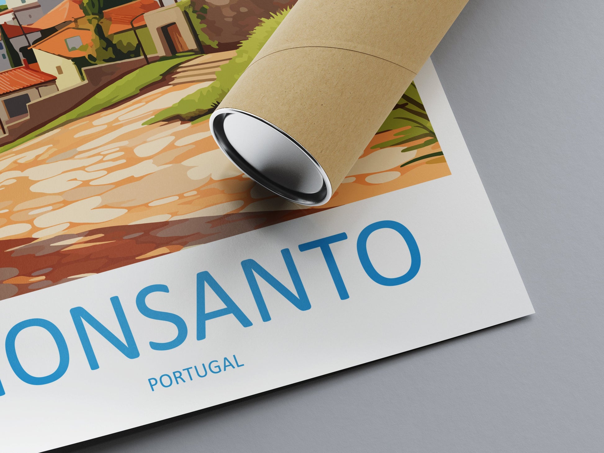 Monsanto Travel Print Wall Art Monsanto Wall Hanging Home Décor Monsanto Gift Art Lovers Portugal Art Lover Gift Monsanto Wall Décor