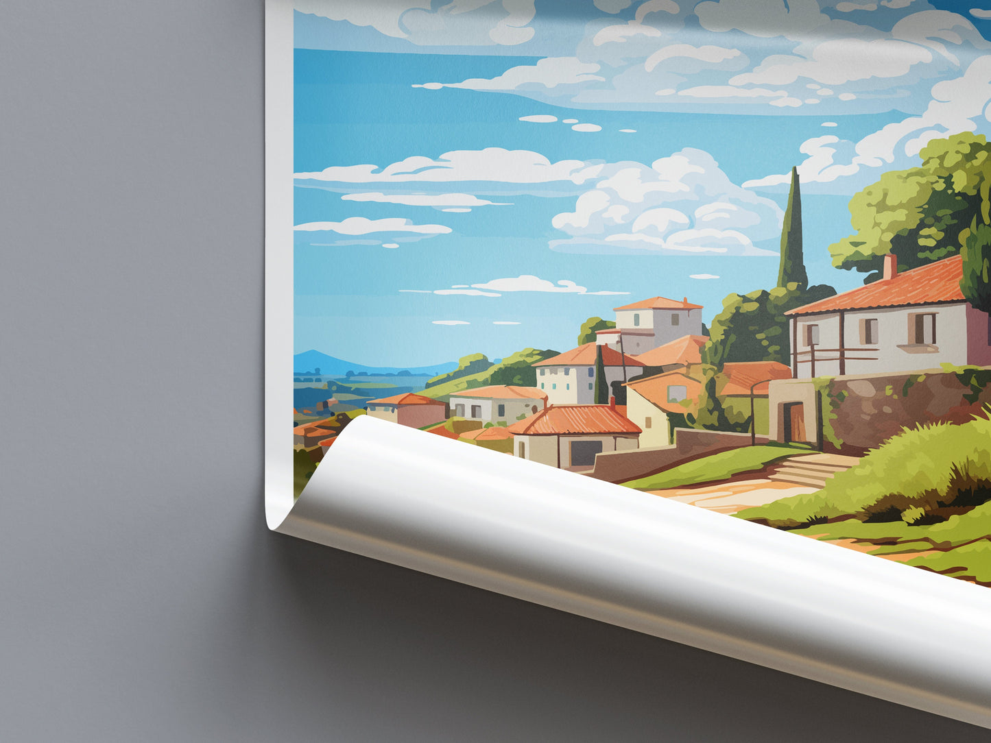Monsanto Travel Print Wall Art Monsanto Wall Hanging Home Décor Monsanto Gift Art Lovers Portugal Art Lover Gift Monsanto Wall Décor