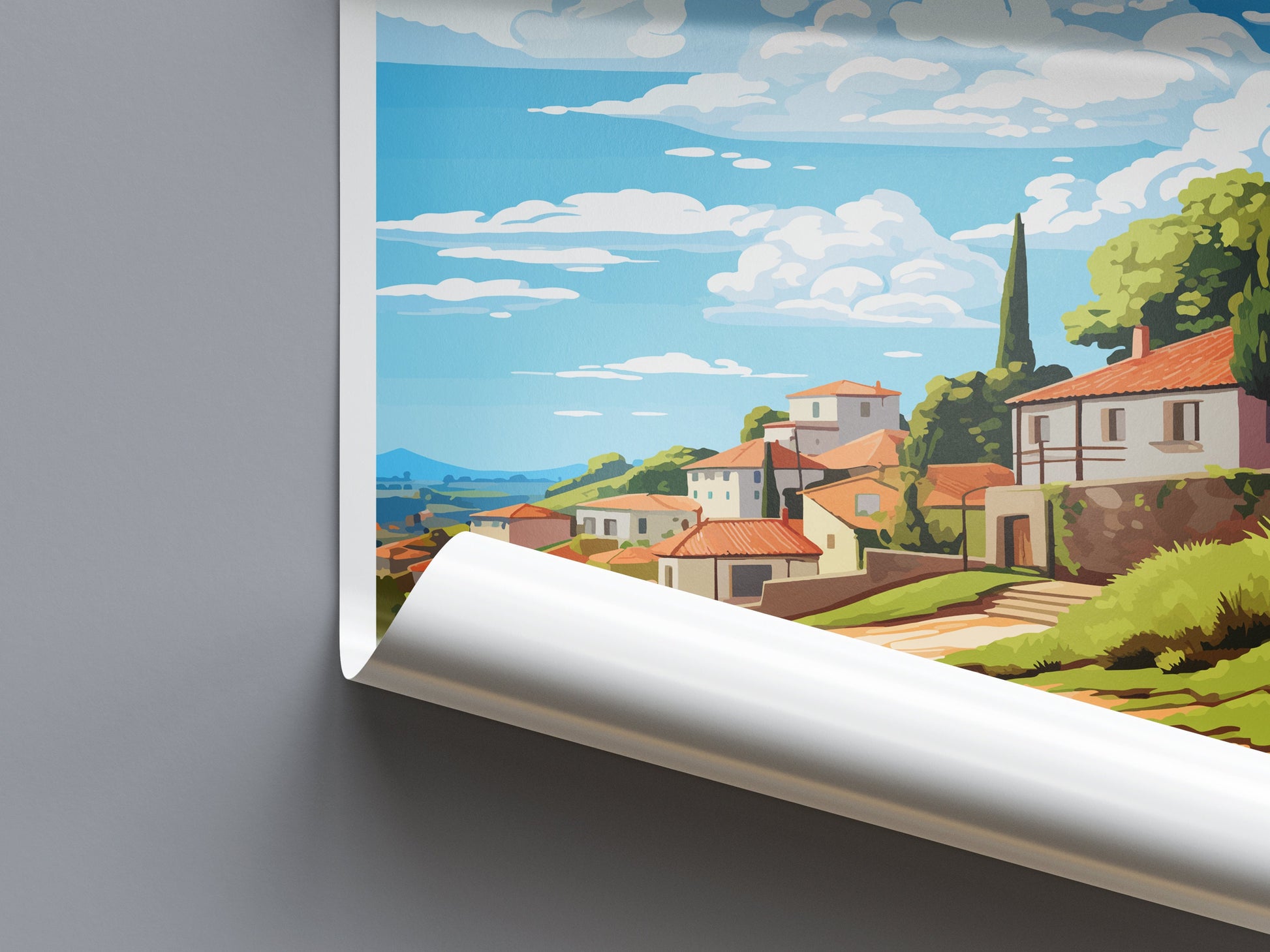 Monsanto Travel Print Wall Art Monsanto Wall Hanging Home Décor Monsanto Gift Art Lovers Portugal Art Lover Gift Monsanto Wall Décor