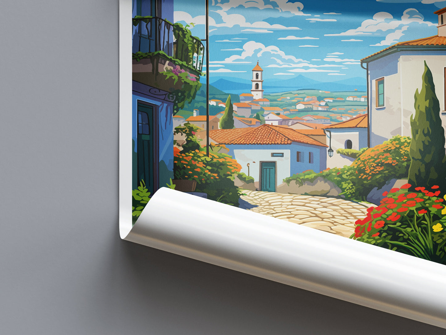 Monsanto Travel Print Wall Art Monsanto Wall Hanging Home Décor Monsanto Gift Art Lovers Portugal Art Lover Gift Monsanto Wall Décor
