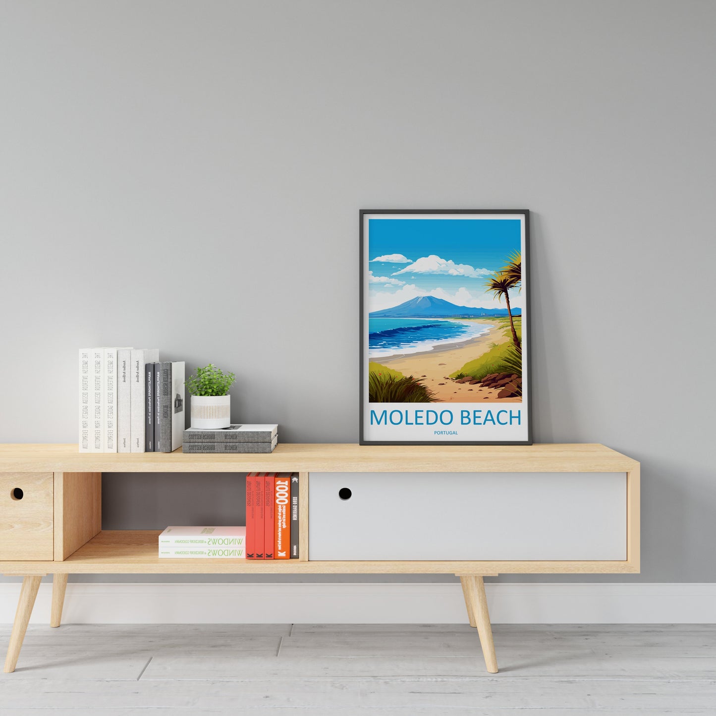 Moledo Beach Travel Print Wall Art Moledo Beach Wall Hanging Home Décor Moledo Beach Gift Art Lovers Portugal Art Lover Gift Moledo Beach