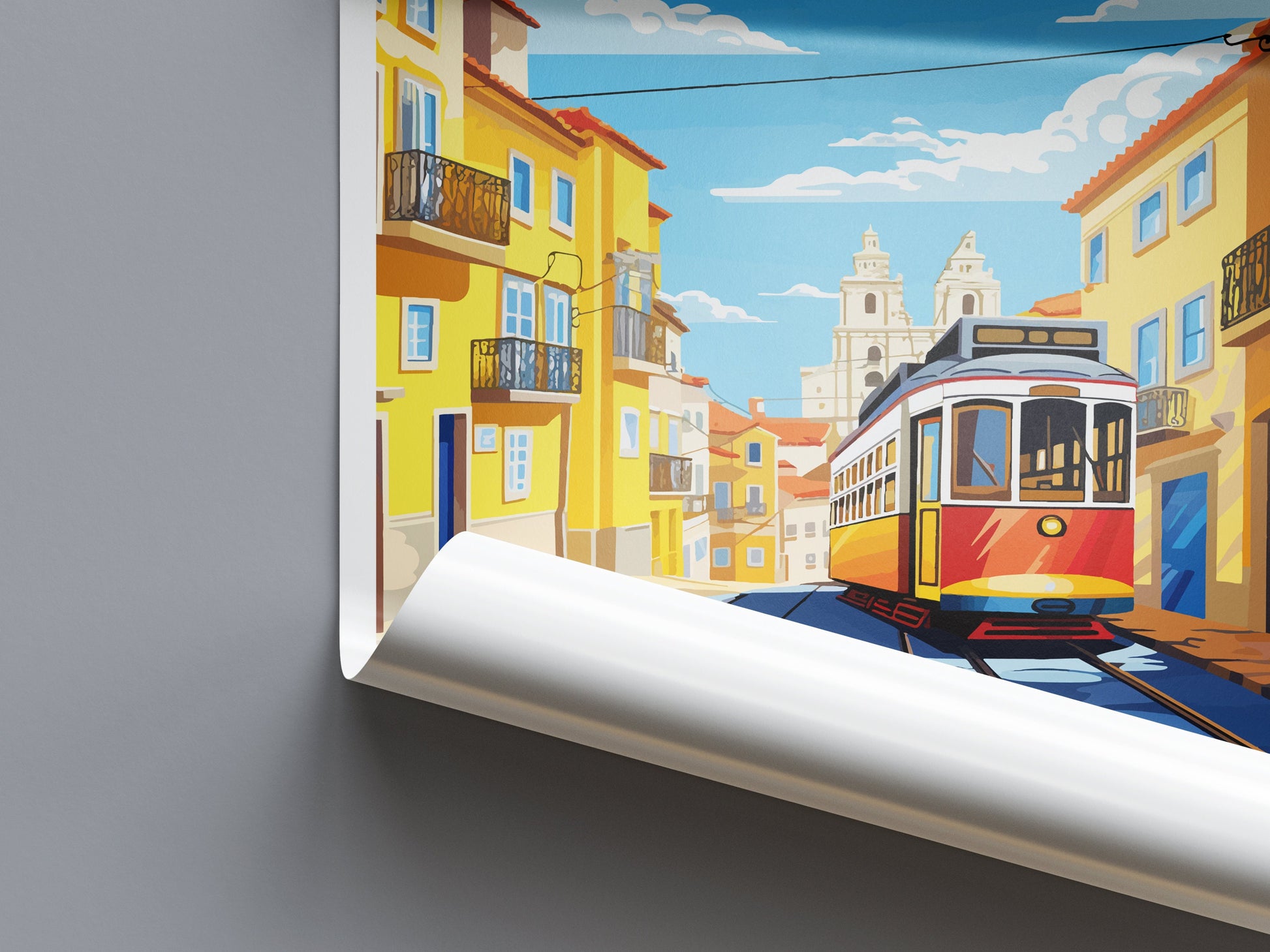 Lisbon Travel Print Wall Art Lisbon Wall Hanging Home Décor Lisbon Gift Art Lovers Portugal Art Lover Gift Lisbon Poster