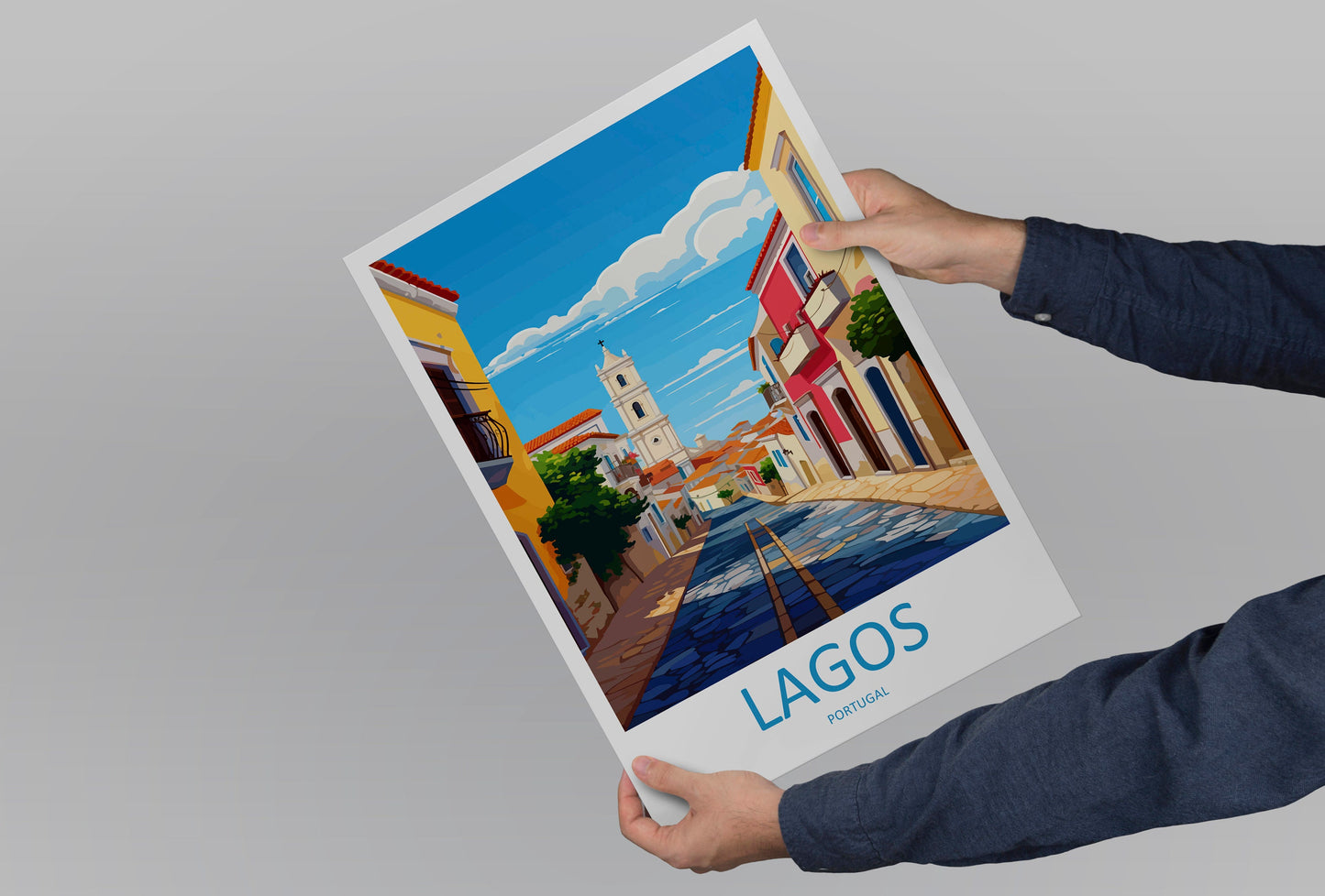 Lagos Travel Print Wall Art Lagos Wall Hanging Home Décor Lagos Gift Art Lovers Portugal Art Lover Gift Lagos Poster