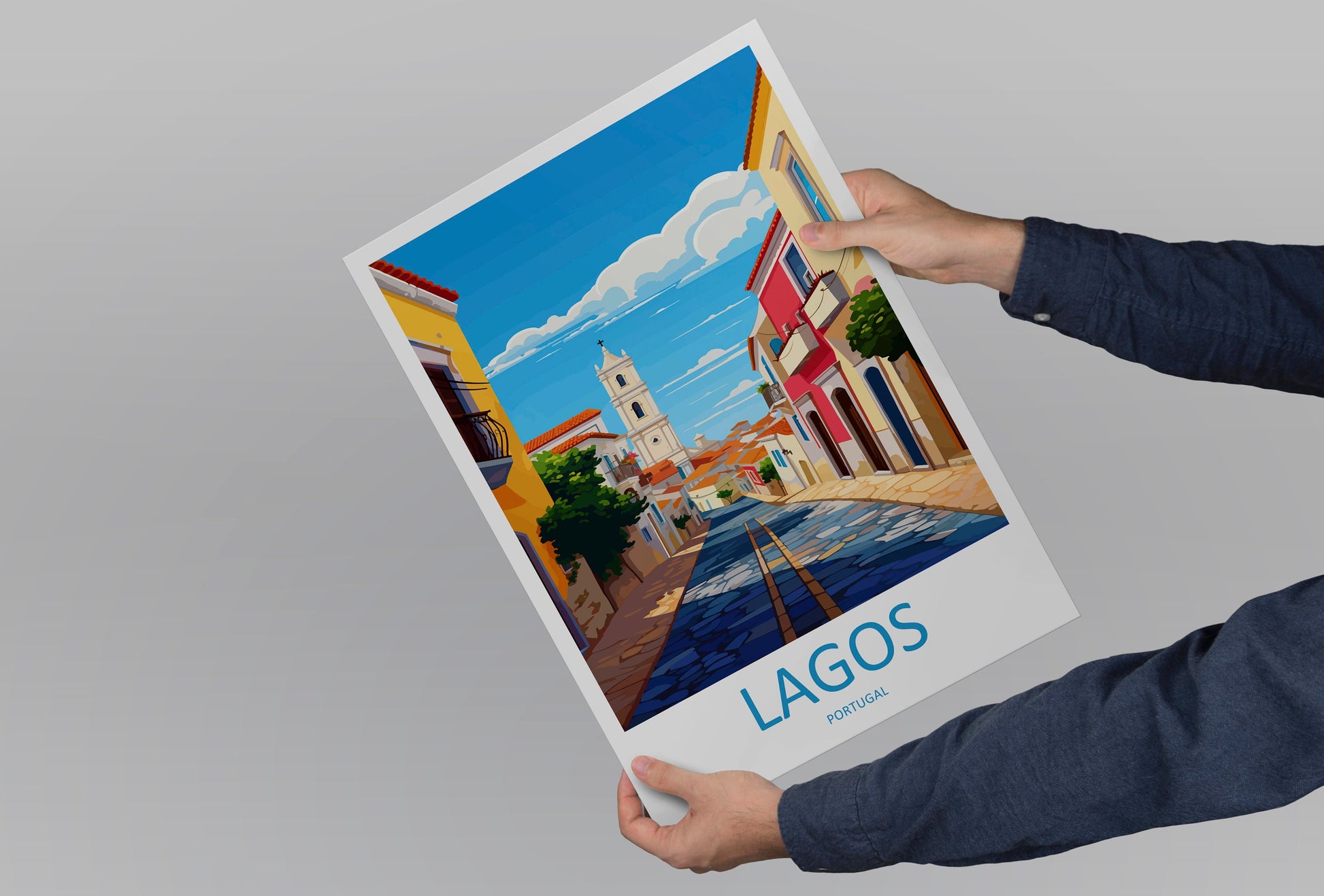 Lagos Travel Print Wall Art Lagos Wall Hanging Home Décor Lagos Gift Art Lovers Portugal Art Lover Gift Lagos Poster