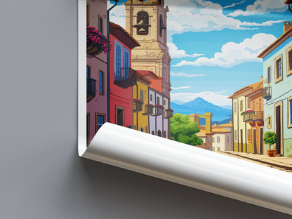 Guimarães Travel Print Wall Art Guimarães Wall Hanging Home Décor Guimarães Gift Art Lovers Portugal Art Lover Gift Guimarães Poster