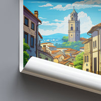 Guimarães Travel Print Wall Art Guimarães Wall Hanging Home Décor Guimarães Gift Art Lovers Portugal Art Lover Gift Guimarães Poster