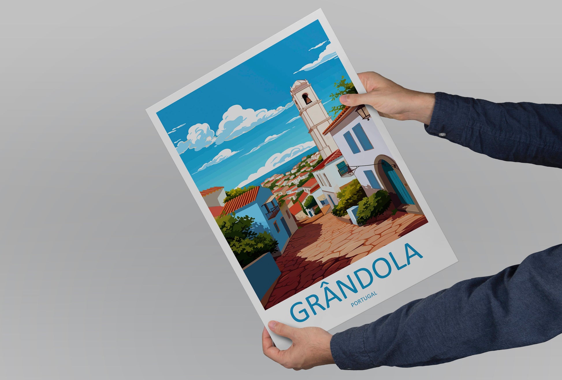 Grândola Travel Print Wall Art Grândola Wall Hanging Home Décor Grândola Gift Art Lovers Portugal Art Lover Gift Grândola Poster