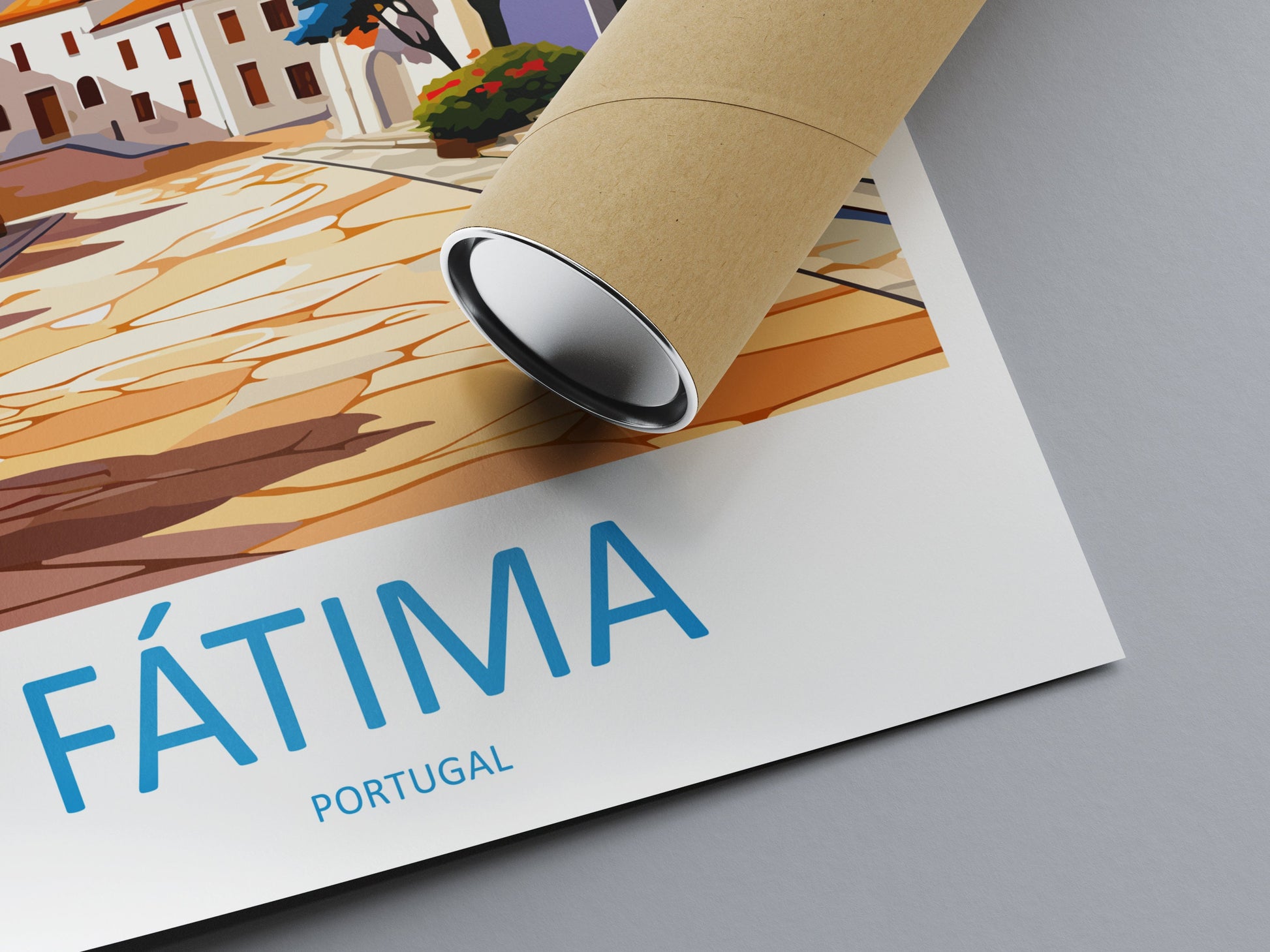 Fátima Travel Print Wall Art Fátima Wall Hanging Home Décor Fátima Gift Art Lovers Portugal Art Lover Gift Fátima Poster