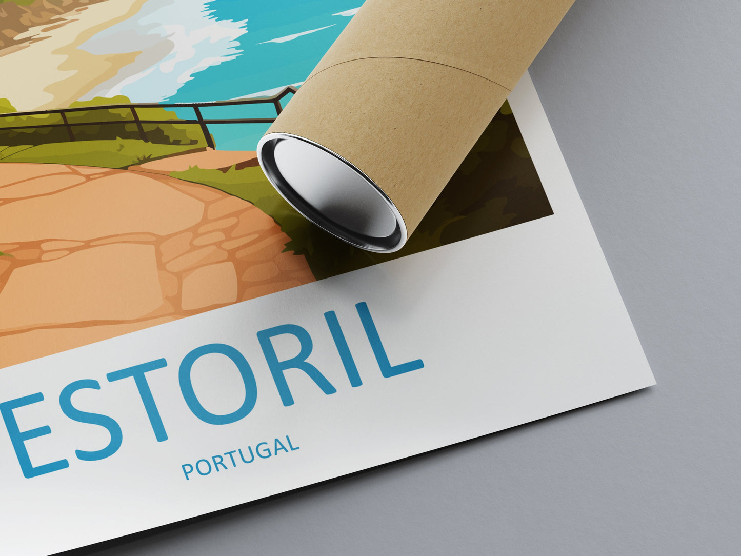 Estoril Travel Print Wall Art Estoril Wall Hanging Home Décor Estoril Gift Art Lovers Portugal Art Lover Gift Estoril Poster