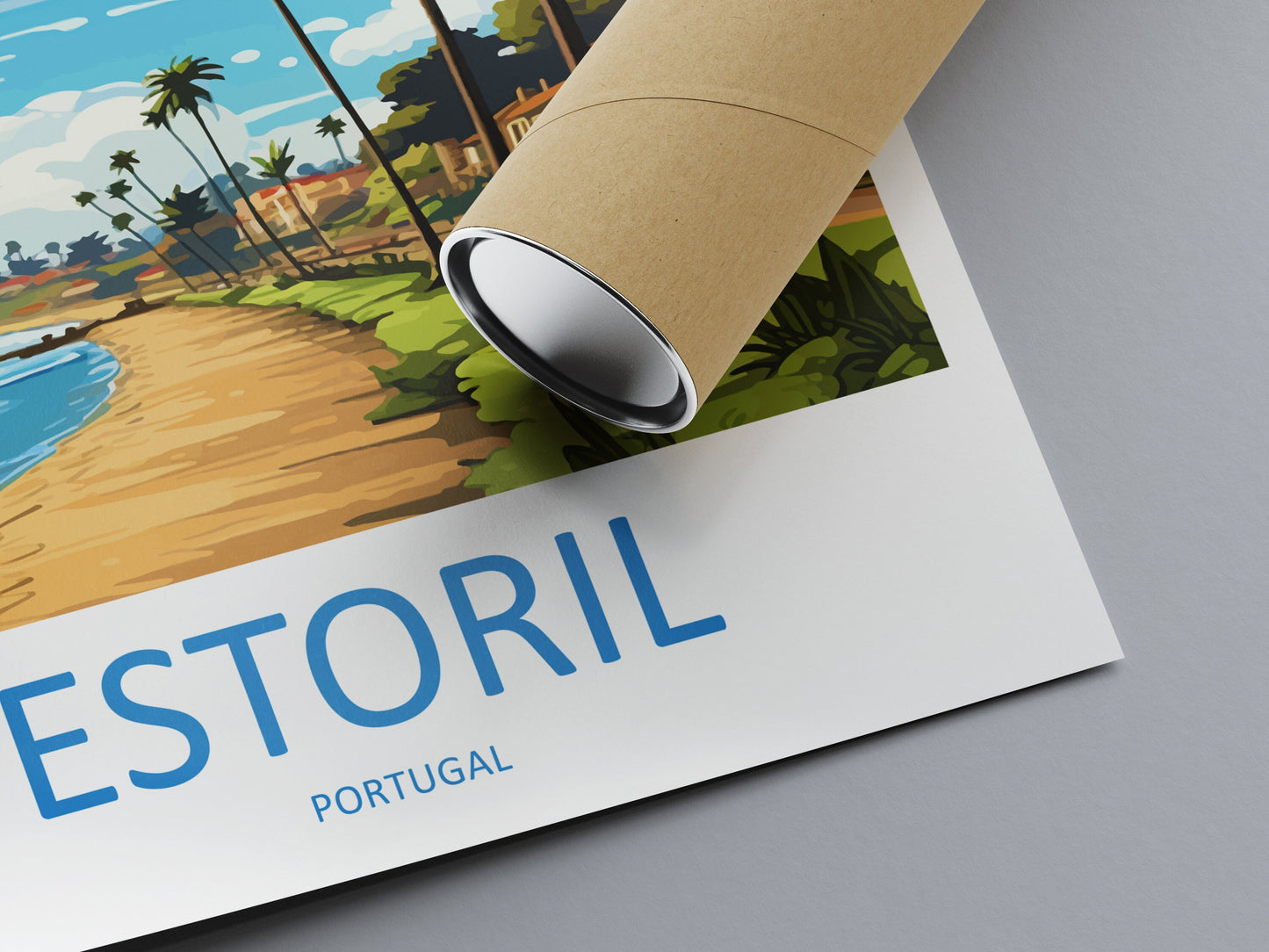 Estoril Travel Print Wall Art Estoril Wall Hanging Home Décor Estoril Gift Art Lovers Portugal Art Lover Gift Estoril Poster