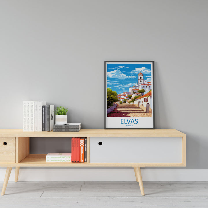 Elvas Travel Print Wall Art Elvas Wall Hanging Home Décor Elvas Gift Art Lovers Portugal Art Lover Gift Elvas Poster