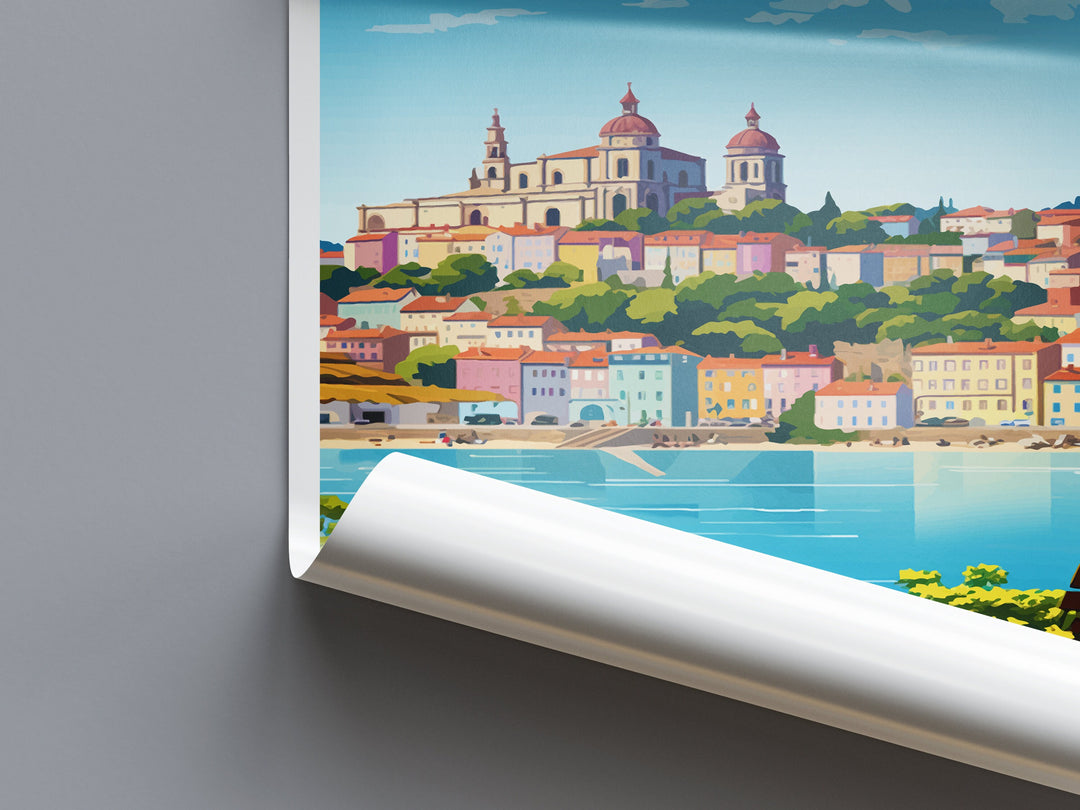 Coimbra Travel Print Wall Art Coimbra Wall Hanging Home Décor Coimbra Gift Art Lovers Portugal Art Lover Gift Coimbra