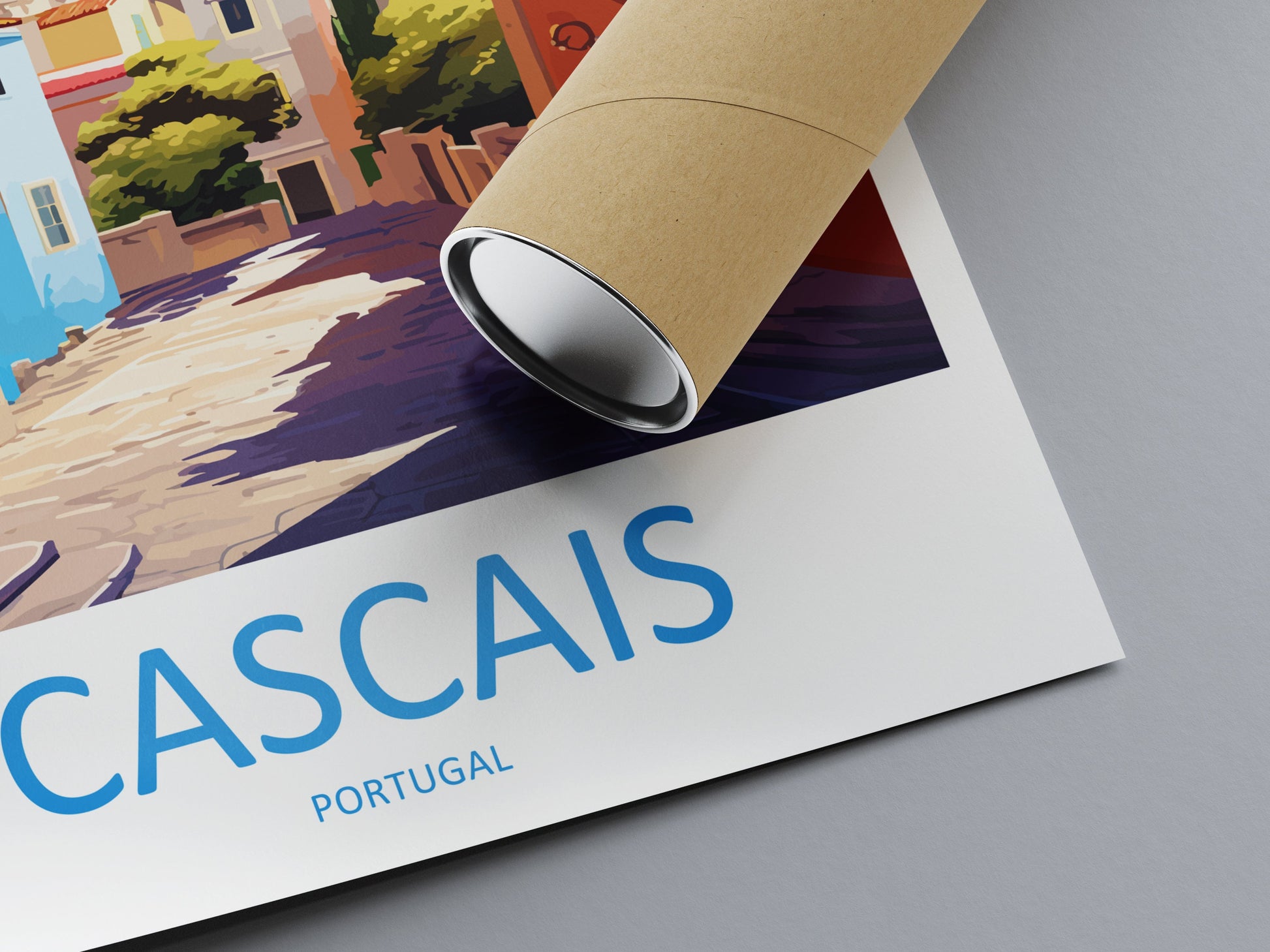 Cascais Travel Print Wall Art Cascais Wall Hanging Home Décor Cascais Gift Art Lovers Portugal Art Lover Gift Cascais Wall Art