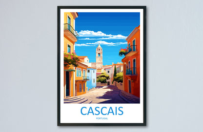 Cascais Travel Print Wall Art Cascais Wall Hanging Home Décor Cascais Gift Art Lovers Portugal Art Lover Gift Cascais Wall Art