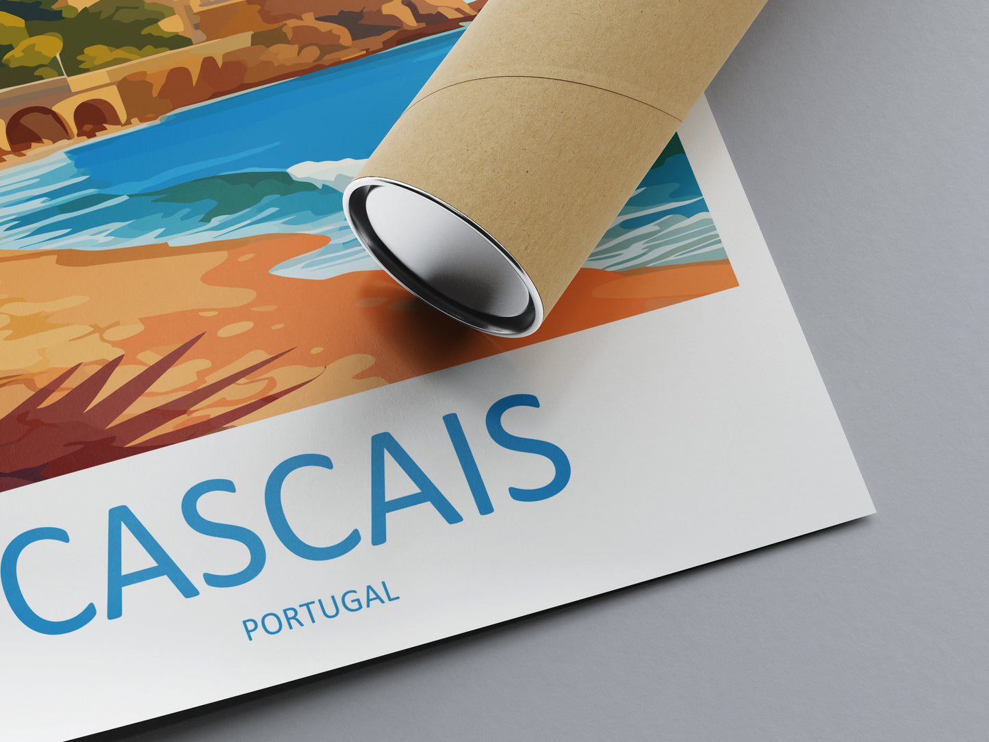 Cascais Travel Print Wall Art Cascais Wall Hanging Home Décor Cascais Gift Art Lovers Portugal Art Lover Gift Cascais Wall Art