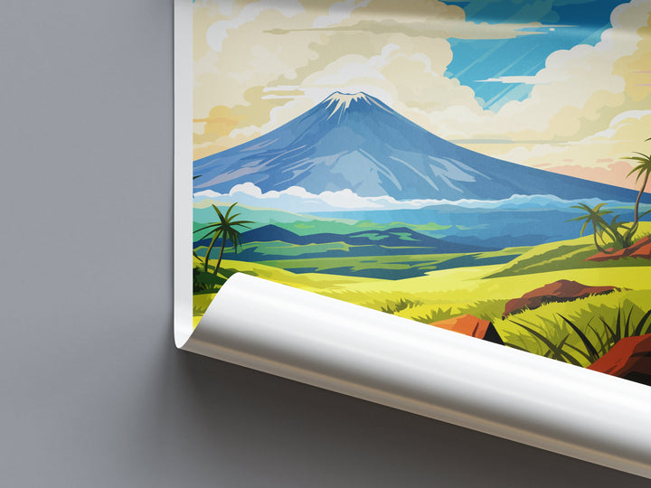 Hawai'i Volcanoes National Park Travel Print Wall Art Hawai'i Volcanoes Wall Hanging Home Décor Hawai'i Volcanoes Gift Art Lovers