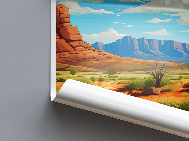Guadalupe Mountains National Park Travel Print Wall Art Guadalupe Mountains Wall Hanging Home Décor Guadalupe Mountains Gift Art Lovers