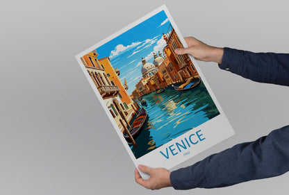 Venice Travel Print Wall Art Venice Italy Wall Hanging Home Decoration Venice Gift Art Lovers Wall Art Print Venice Italy St. Mark's Square