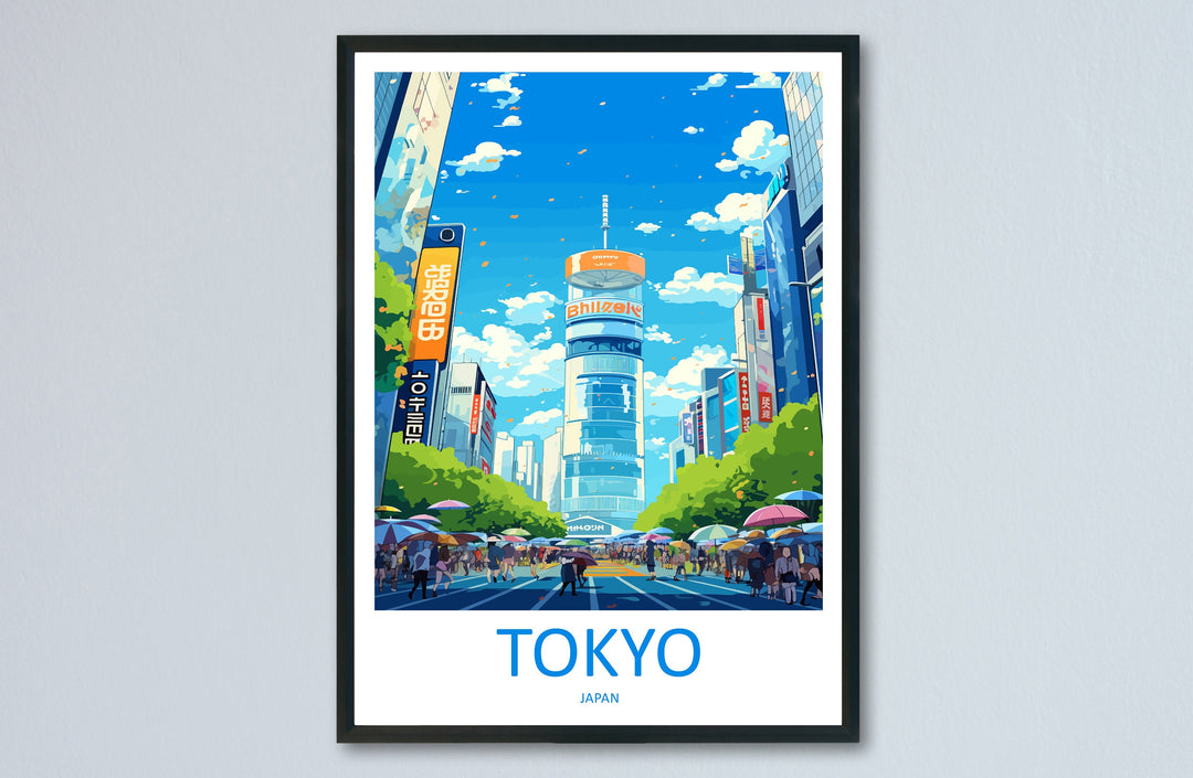 Japan Travel Print Wall Art Japan Wall Hanging Home Décor Japan Gift Art Lovers Tokyo Art Lover Gift Tokyo Travel Gift