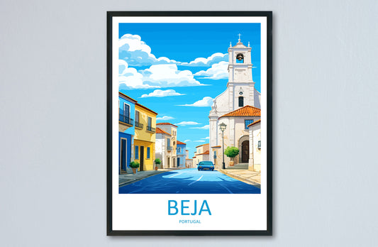 Beja Travel Print Wall Art Beja Wall Hanging Home Décor Beja Gift Art Lovers Portugal Art Lover Gift Beja Wall Art