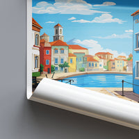 Aveiro Travel Print Wall Art Aveiro Wall Hanging Home Décor Aveiro Gift Art Lovers Portugal Art Lover Gift Aveiro Wall Art