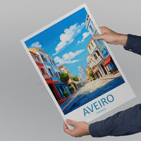 Aveiro Travel Print Wall Art Aveiro Wall Hanging Home Décor Aveiro Gift Art Lovers Portugal Art Lover Gift Aveiro Wall Art