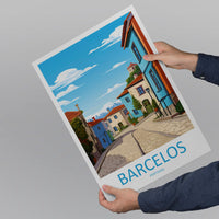 Barcelos Travel Print Wall Art Barcelos Wall Hanging Home Décor Barcelos Gift Art Lovers Portugal Art Lover Gift Barcelos Wall Art