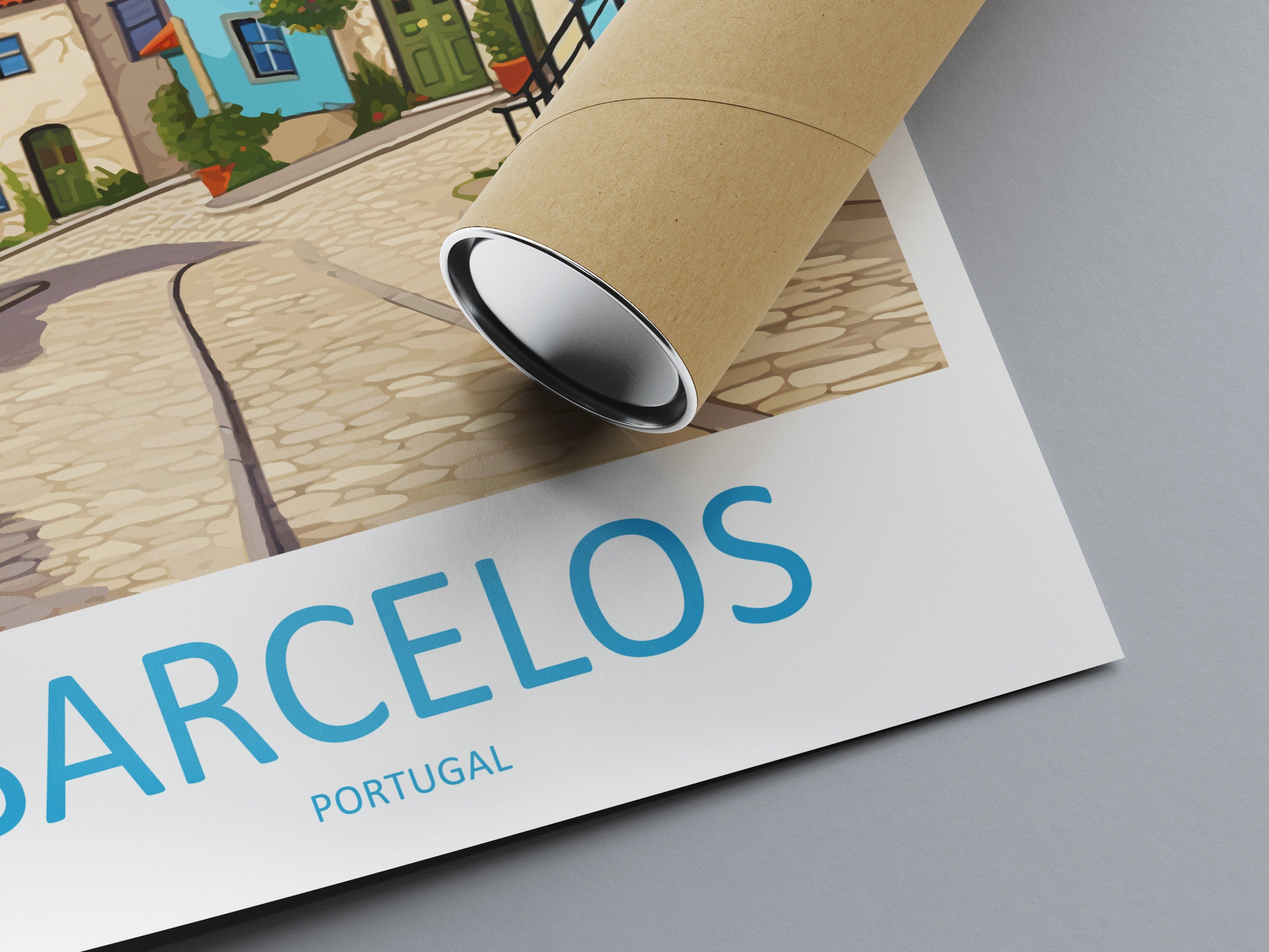 Barcelos Travel Print Wall Art Barcelos Wall Hanging Home Décor Barcelos Gift Art Lovers Portugal Art Lover Gift Barcelos Wall Art