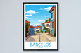 Barcelos Travel Print Wall Art Barcelos Wall Hanging Home Décor Barcelos Gift Art Lovers Portugal Art Lover Gift Barcelos Wall Art