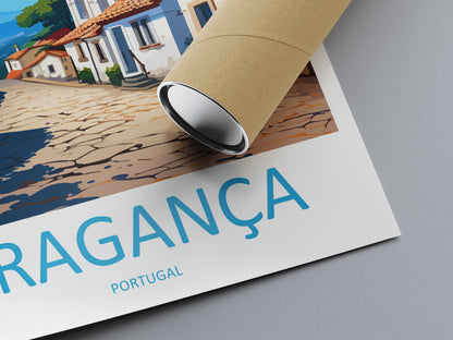 Bragança Travel Print Wall Art Bragança Wall Hanging Home Décor Bragança Gift Art Lovers Portugal Art Lover Gift Bragança Wall Art