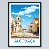 Alcobaça Travel Print Wall Art Alcobaça Wall Hanging Home Décor Alcobaça Gift Art Lovers Portugal Art Lover Gift Alcobaça Wall Art