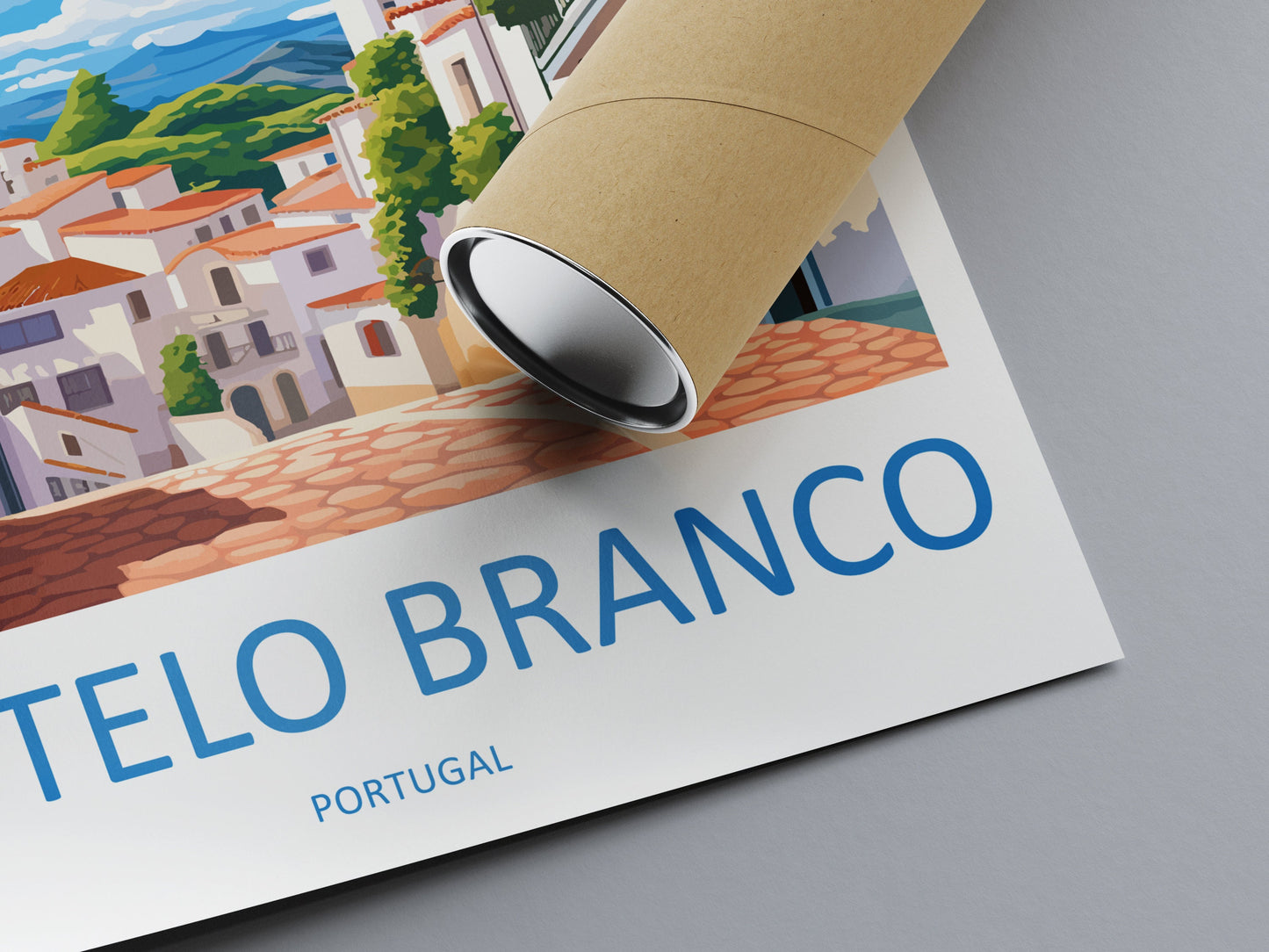 Castelo Branco Travel Print Wall Art Castelo Branco Wall Hanging Home Décor Castelo Branco Gift Art Lovers Portugal Art Lover Gift