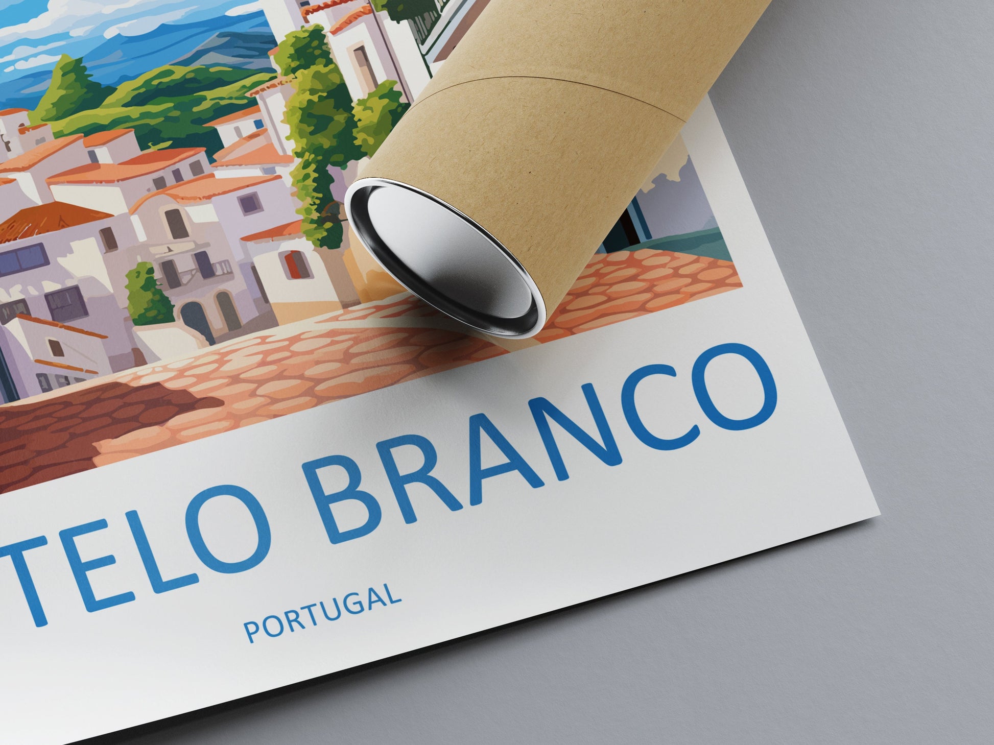 Castelo Branco Travel Print Wall Art Castelo Branco Wall Hanging Home Décor Castelo Branco Gift Art Lovers Portugal Art Lover Gift