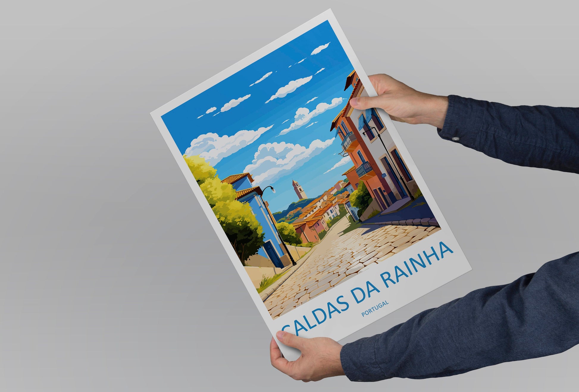 Caldas da Rainha Travel Print Wall Art Caldas da Rainha Wall Hanging Home Décor Caldas da Rainha Gift Art Lovers Portugal Art Lover Gift