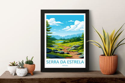 Serra Da Estrela Travel Print Wall Art Serra Da Estrela Wall Hanging Home Décor Serra Da Estrela Gift Art Lovers Portugal Art Lover Gift