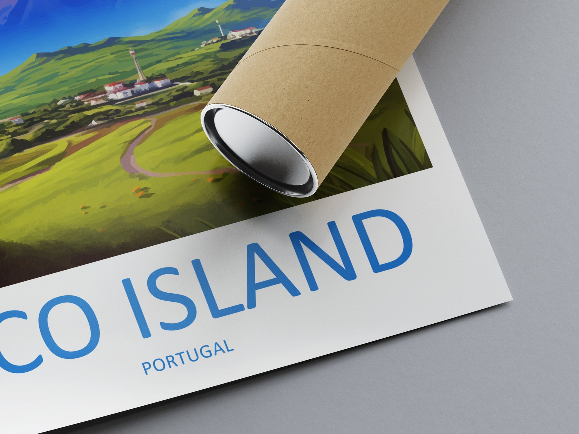 Pico Island Travel Print Wall Art Pico Island Wall Hanging Home Décor Pico Island Gift Art Lovers Portugal Art Lover Gift