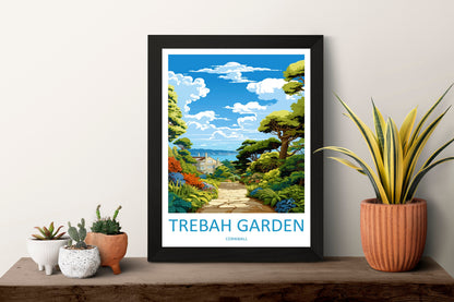 Trebah Gardens Travel Print Wall Art Trebah Gardens Wall Hanging Home Décor Trebah Gardens Gift Art Lovers Cornwall Art Lover Gift