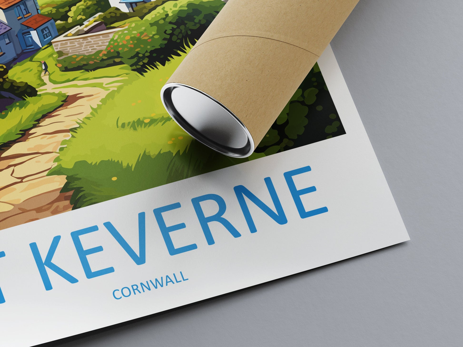 St keverne Travel Print Wall Art St keverne Wall Hanging Home Décor St keverne Gift Art Lovers Cornwall Art Lover Gift