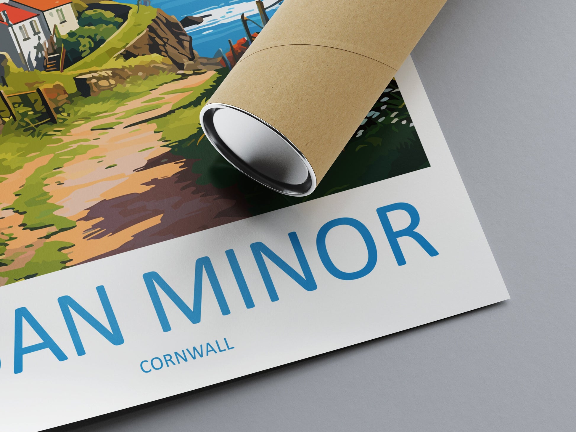Ruan Minor Travel Print Wall Art Ruan Minor Wall Hanging Home Décor Ruan Minor Gift Art Lovers Cornwall Art Lover Gift