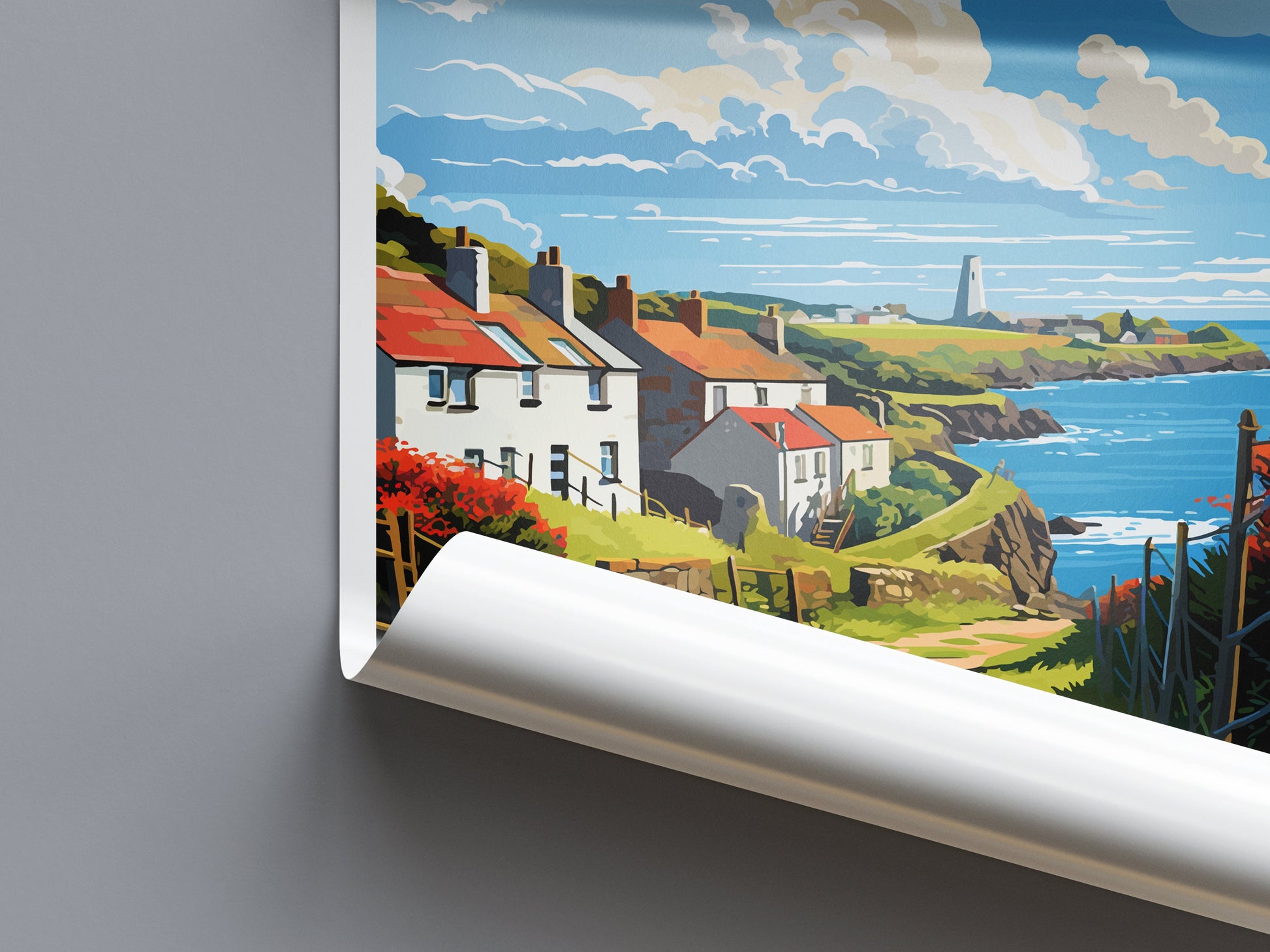 Ruan Minor Travel Print Wall Art Ruan Minor Wall Hanging Home Décor Ruan Minor Gift Art Lovers Cornwall Art Lover Gift