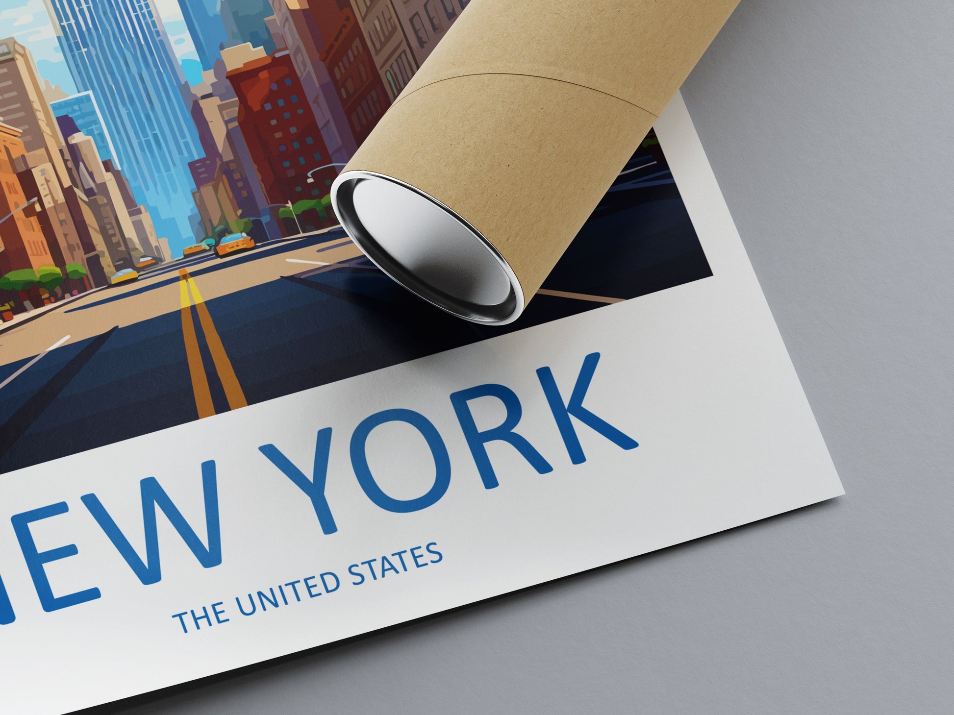 New York Travel Print Wall Art New York Wall Hanging Home Décor New York Gift Art Lovers New York State Art Gift Lover Print
