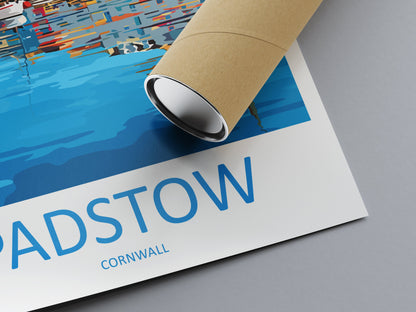 Padstow Harbour Travel Print Wall Art PadstowWall Hanging Home Décor Padstow Gift Art Lovers Cornwall Art Padstow Wall Art
