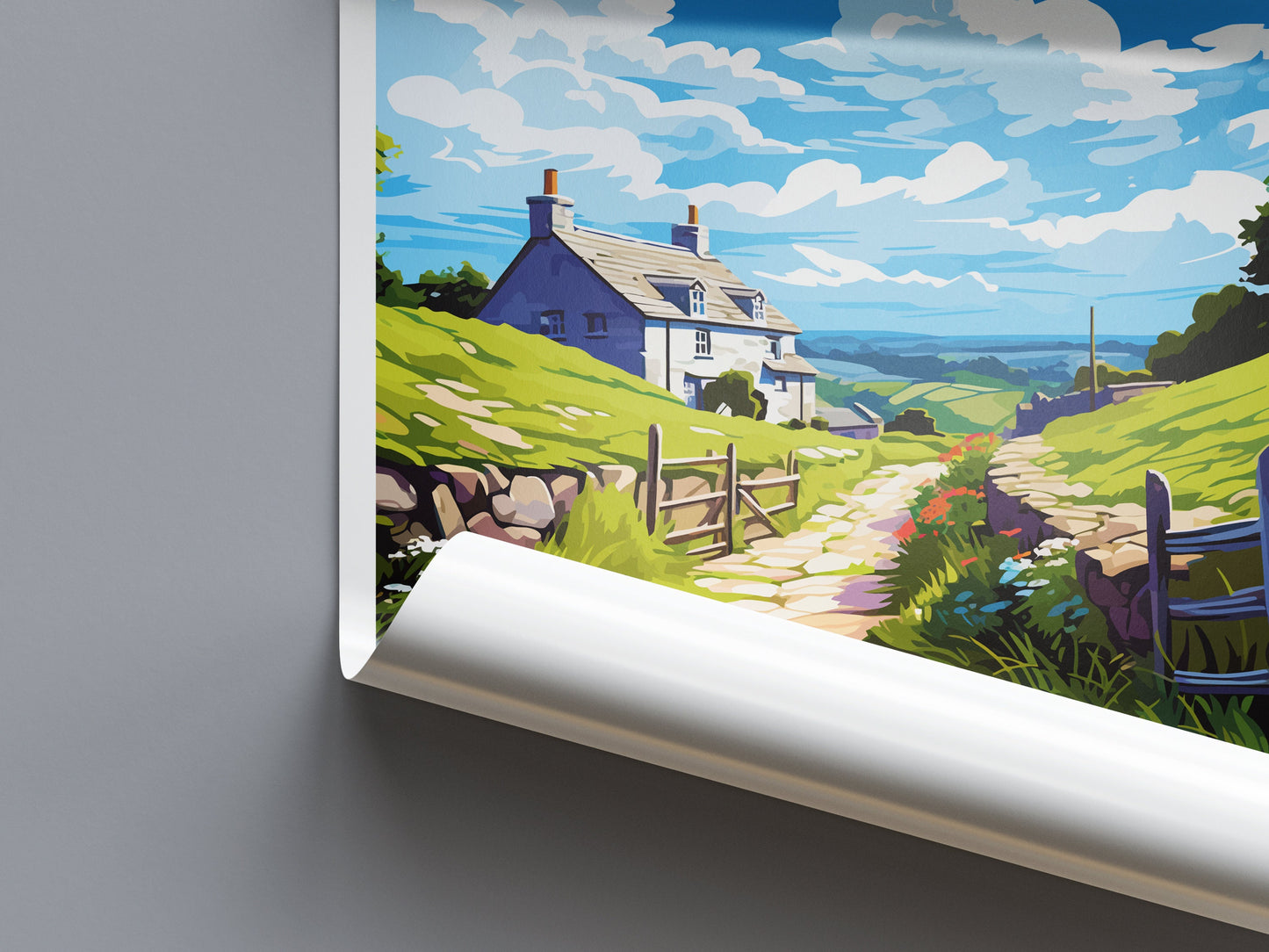 St Neot Travel Print Wall Art St Neot Wall Hanging Home Décor St Neot Gift Art Lovers Cornwall Art St Neot Wall Art