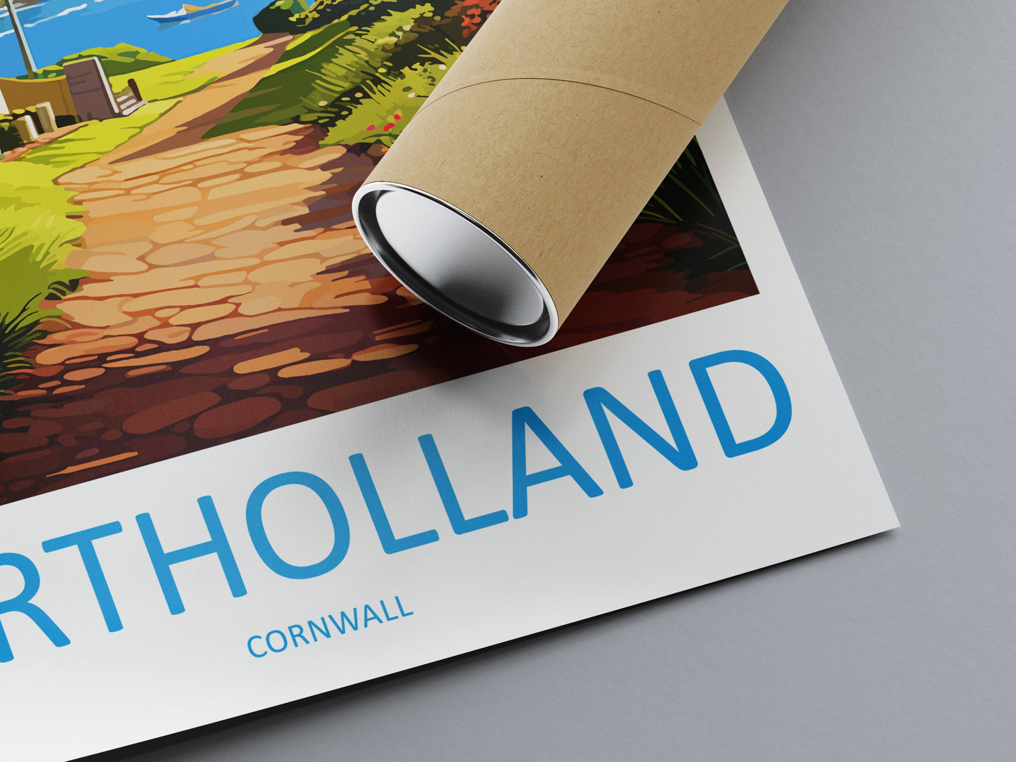 Portholland Travel Print Wall Art Portholland Wall Hanging Home Décor Portholland Gift Art Lovers Cornwall Art Portholland Wall Art