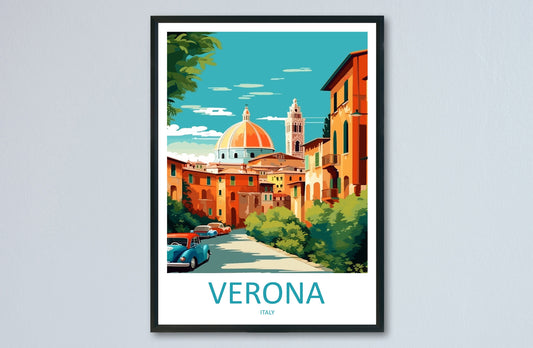 Verona Travel Print Wall Art Verona Italy Wall Hanging Home Decoration Verona Gift Art Lovers Wall Art Print Verona Italy Wall Art Poster
